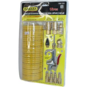 Kit para inflar y limpiar neumáticos