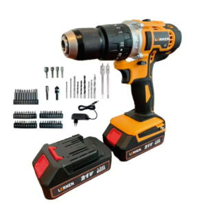 Taladro atornillador 21V + 2 Baterías + maletin con accesorios